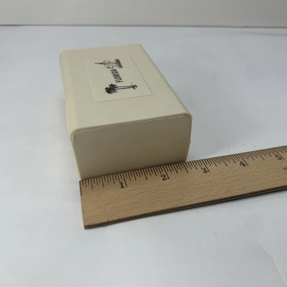 Florida‎ Souvenir Plastic Soap Holder Travel Case Vintage Bathroom Accessory